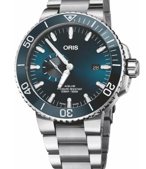 Oris Aquis Small Second Date Replica Watch 01 743 7733 4155 07 8 24 05PEB